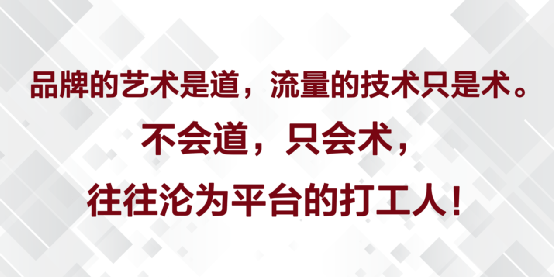 品牌+流量雙輪驅動,才是中小品牌躍遷的正確姿勢